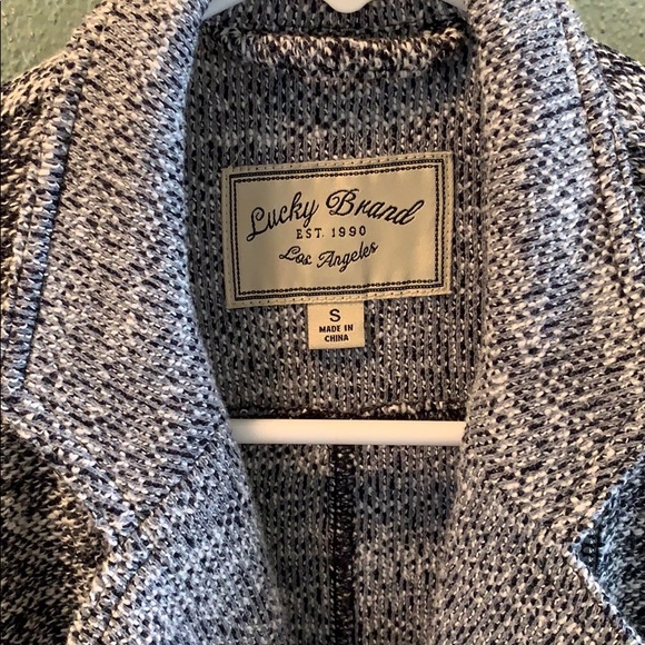 Lucky Brand Moto Sweater Jacket - Picture 2 of 5